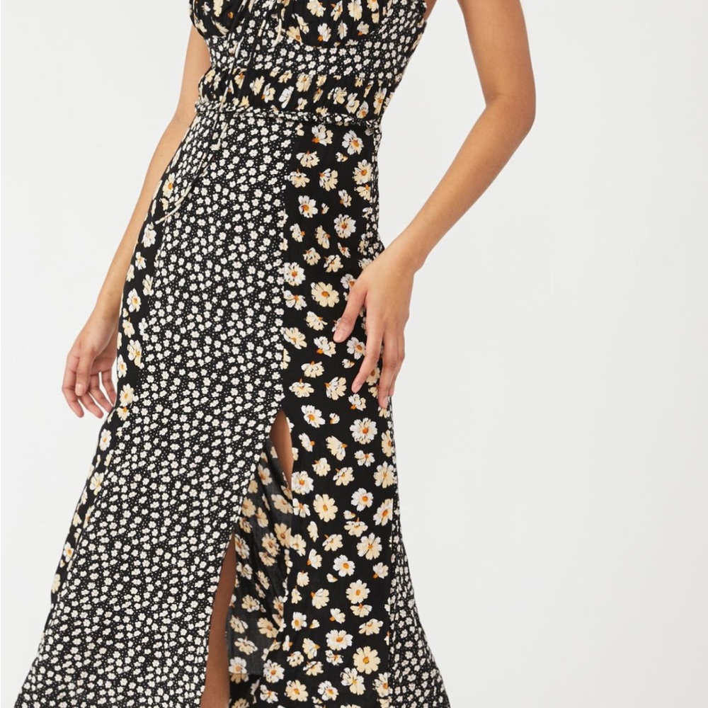 Free People Tigerlilly Midi Sundress Womens Medium Floral Sleeveless Dress